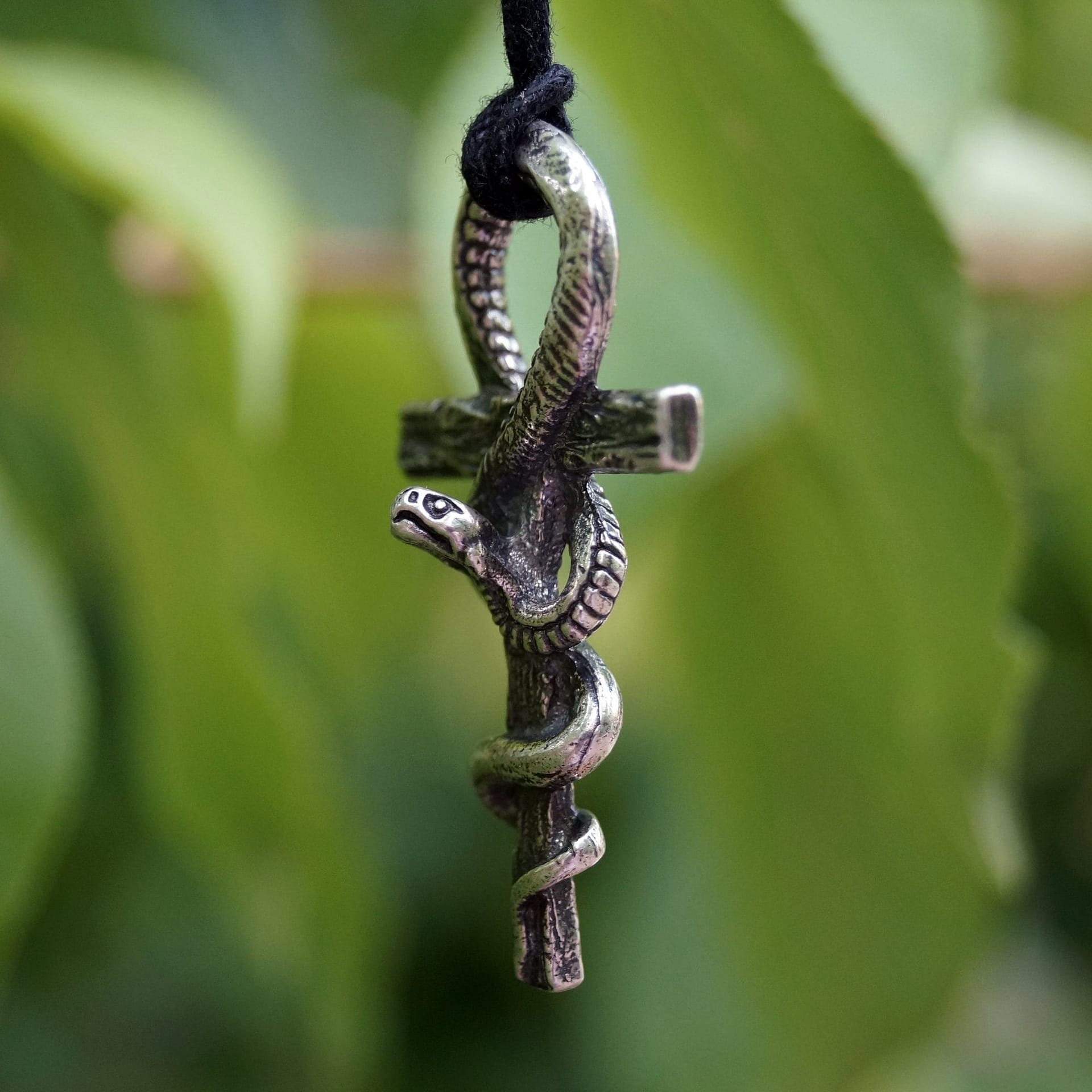 Ankh. Egyptian symbol. Silver pendant. Ultima